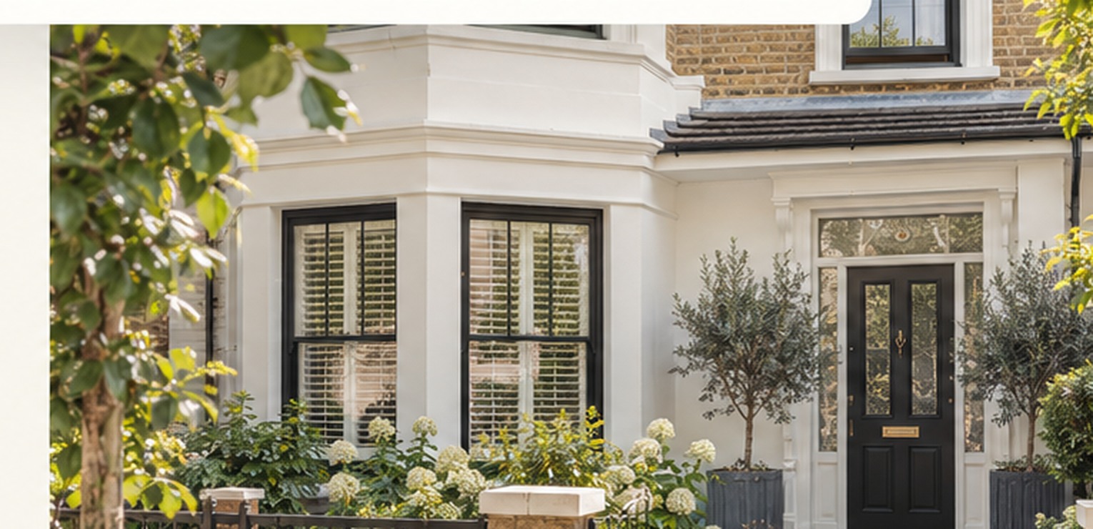 Refined London period home with upgraded windows and entrance
